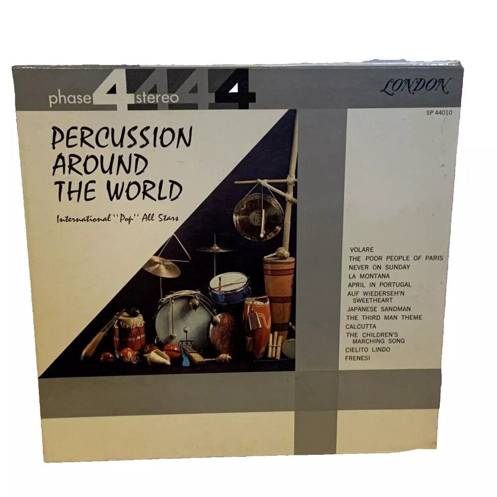 International Pop All Stars Percussion Around The World (Vinyl, 1961) London